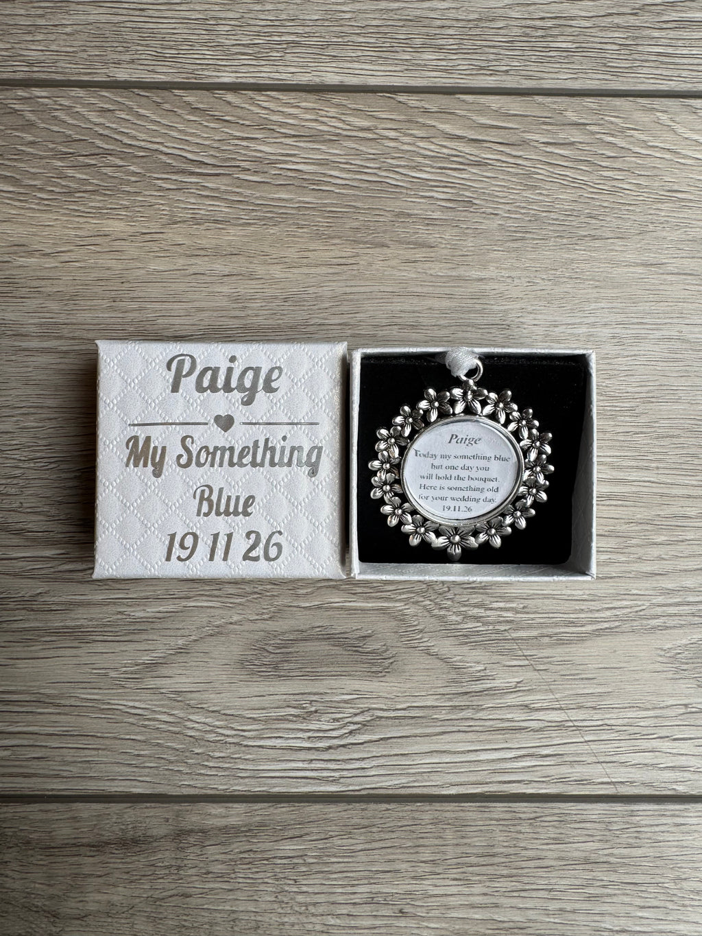 Bridesmaid Flower Girl Maid of Honor Honour Personalised Keepsake Charm Chief Bridesmaid Wedding Thank You Gift Something Old Bouquet Charm
