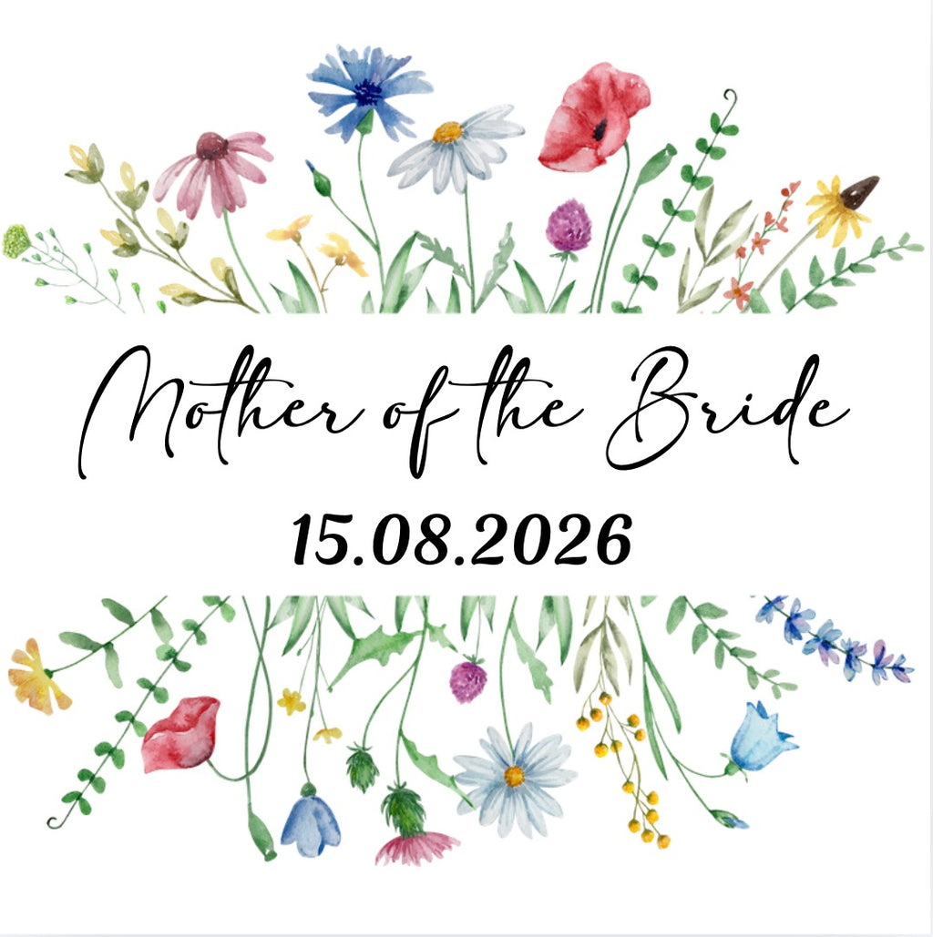 UVDTF Sticker for Vases Mother of the Bride Groom