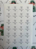 Personalised Stickers Throw Some Love