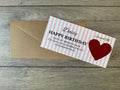 Personalised Scratch To Reveal Card