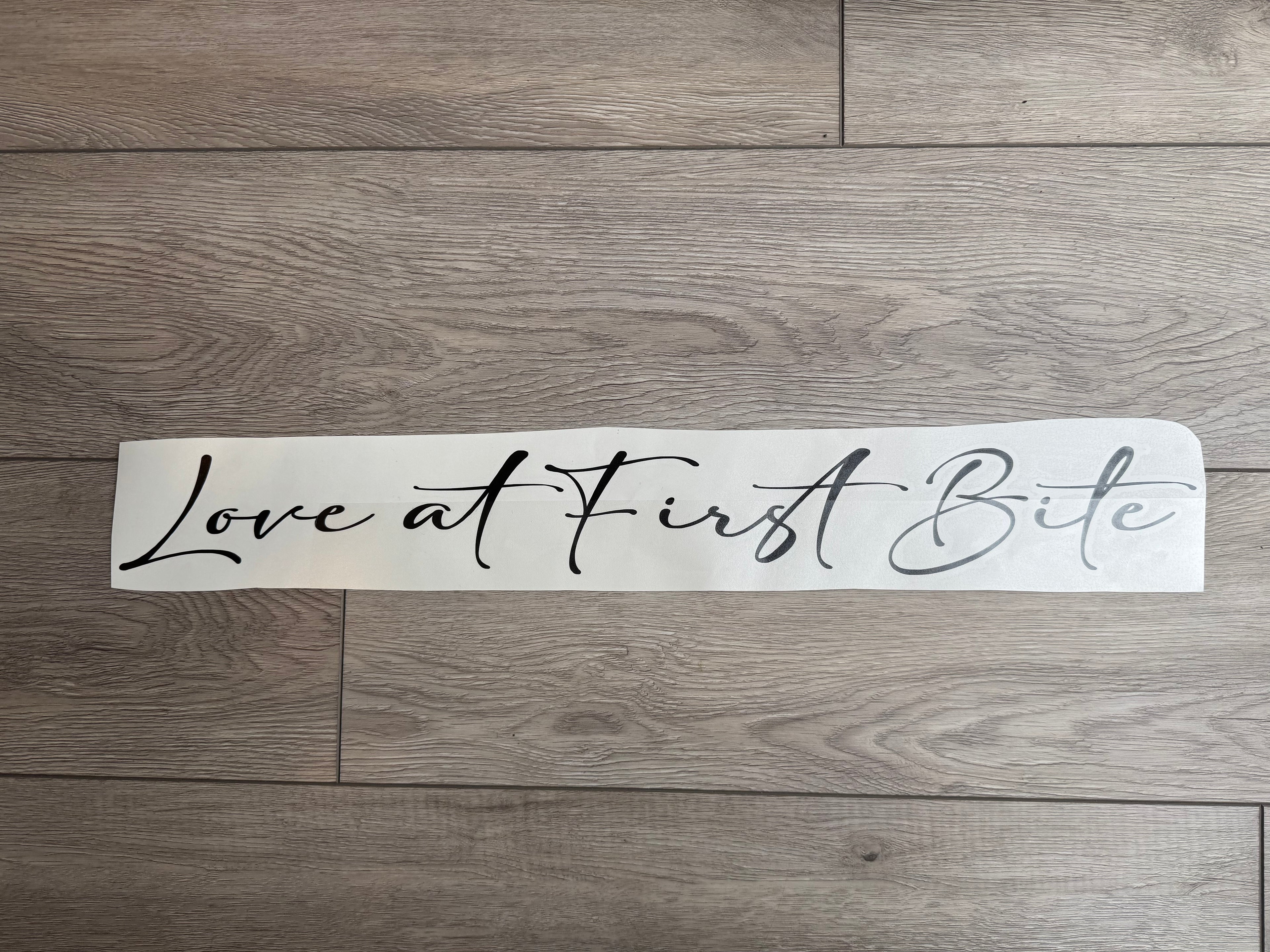Love at first site Vinyl Topper