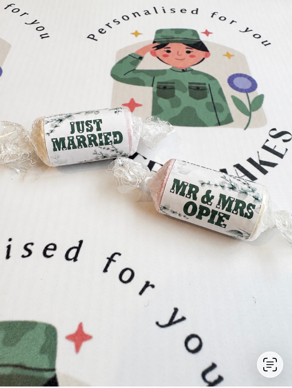 Personalised Love Heart Sweets