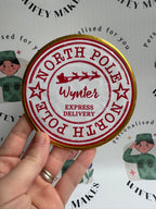 Personalised Large Christmas  Chocolate Coin