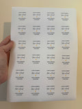 Personalised Stickers Love Is Sweet