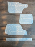 You Look Fabulous Welcome Sign Vinyl