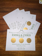 Personalised Scratch Off Cards Drink Prize