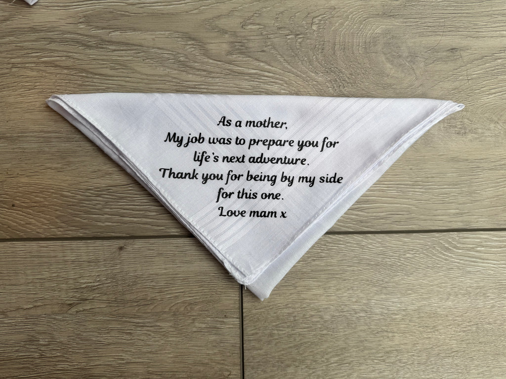 Personalised Hankies For Weddings