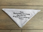 Personalised Hankies For Weddings