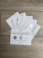 Personalised Scratch Off Cards Drink Prize