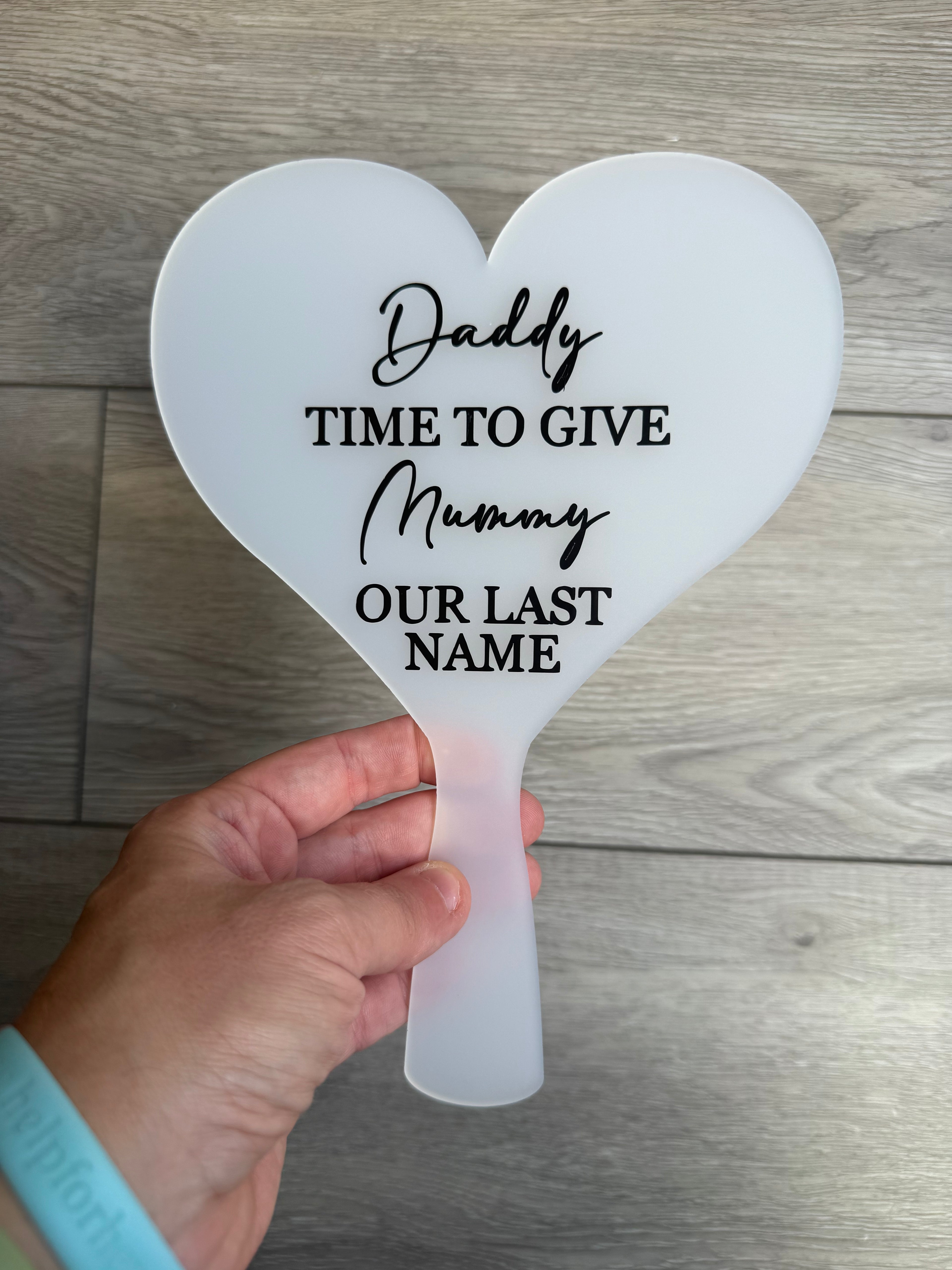 Wedding Paddles
