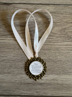 Bridesmaid Flower Girl Maid of Honor Honour Personalised Keepsake Charm Chief Bridesmaid Wedding Thank You Gift Something Old Bouquet Charm