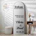 Welcome To Our Wedding Welcome Sign So Glad