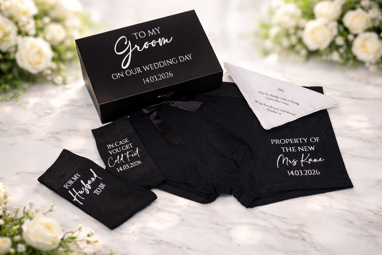 For My Groom Husband Gift Set