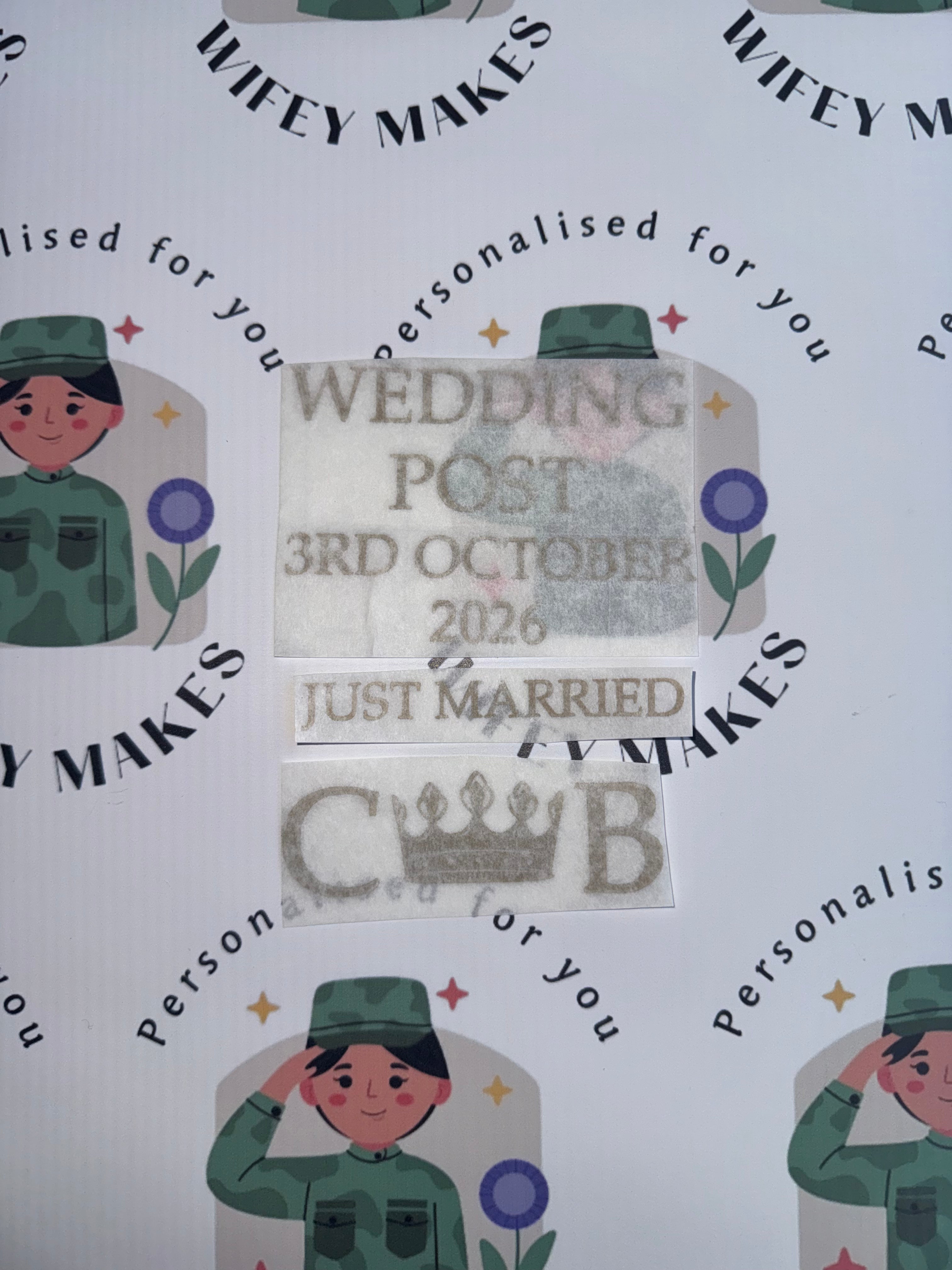 Wedding Post Box Vinyl