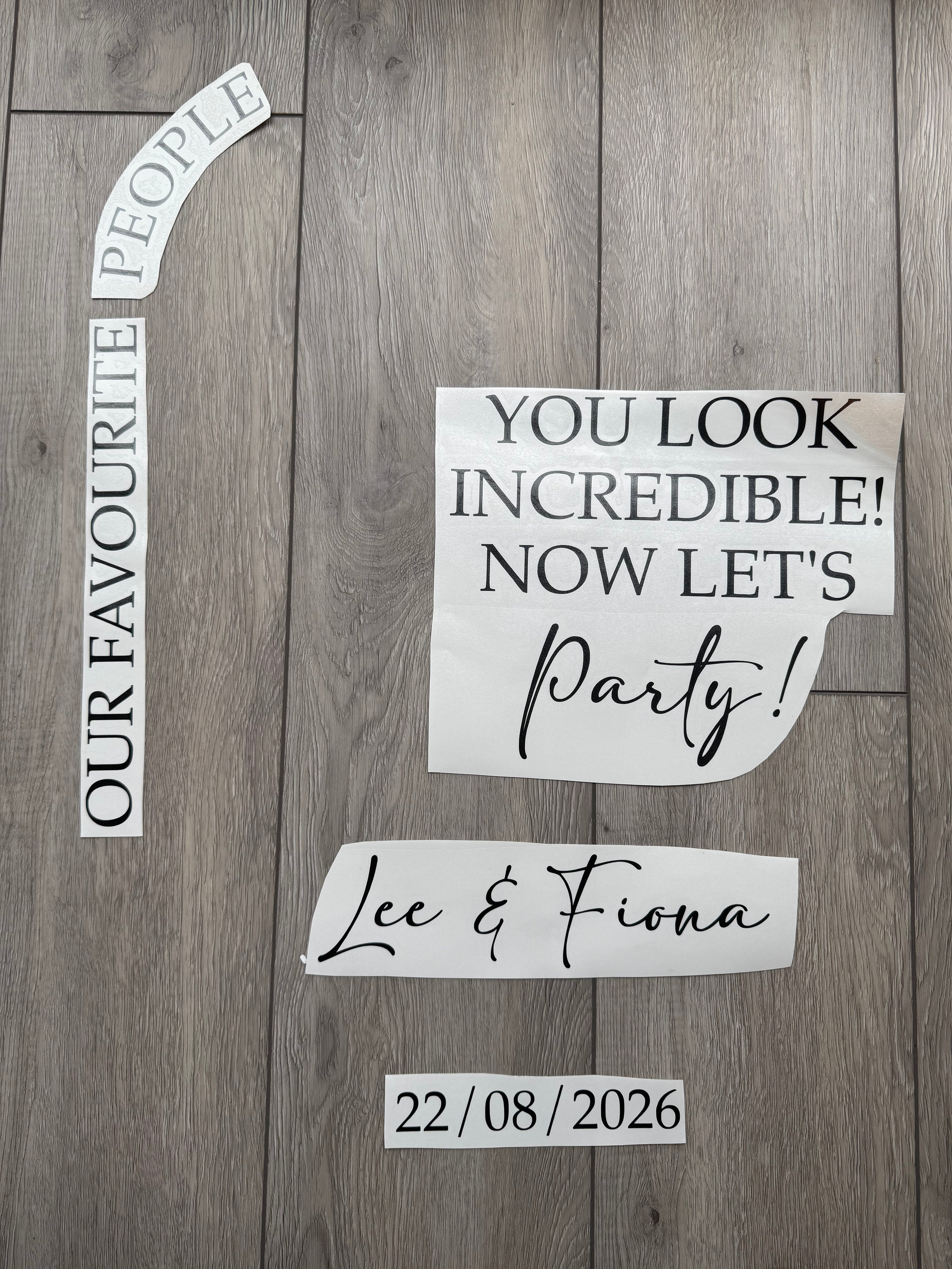 Favourite People Welcome Sign