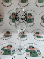 Personalised Gothic Theme Drinking Glasses