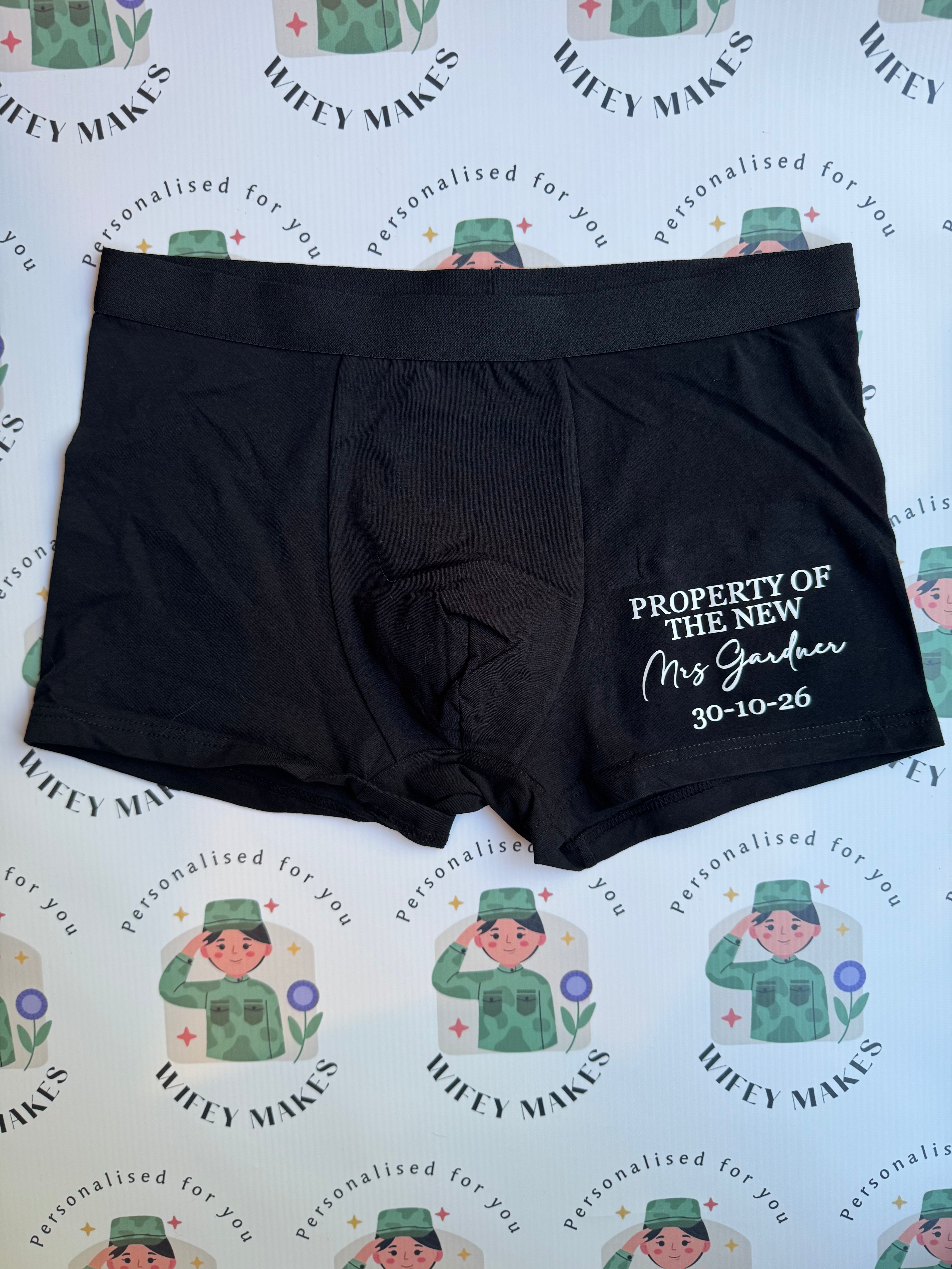 Boxer Shorts & Cold Feet Socks