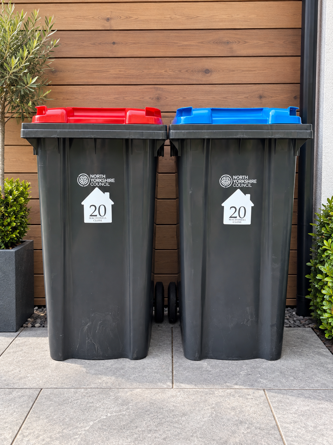 Personalised Wheelie Bin Stickers