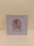 Personalised Make Up Dolly Girl Card