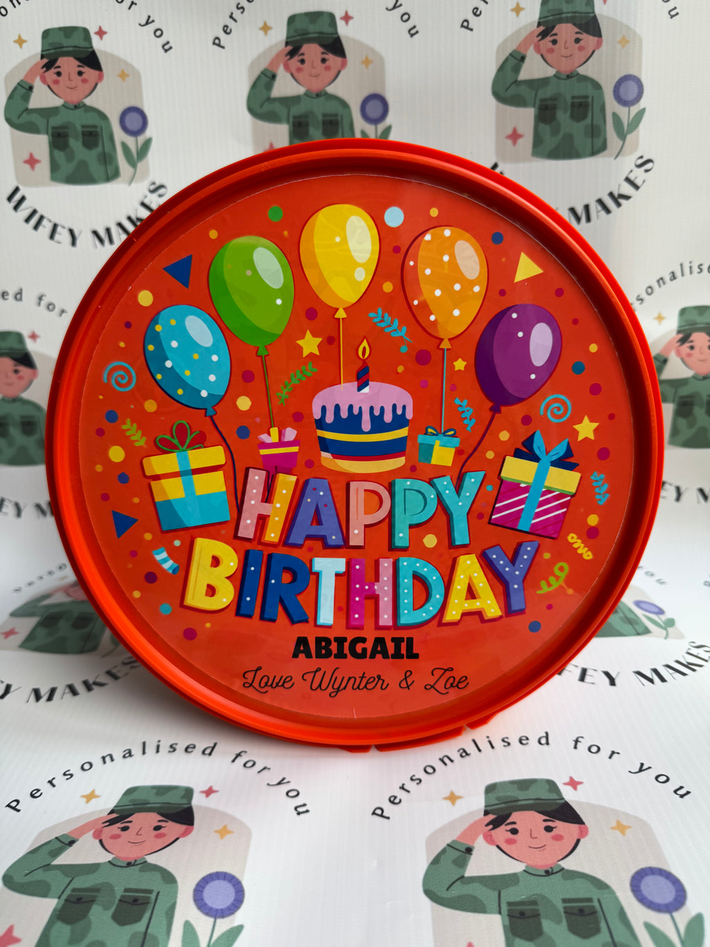 Personalised Sweet Tub Stickers