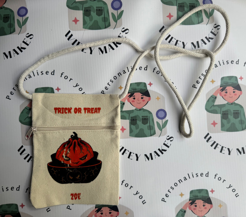 Personalised Halloween Trick or Treat Bags
