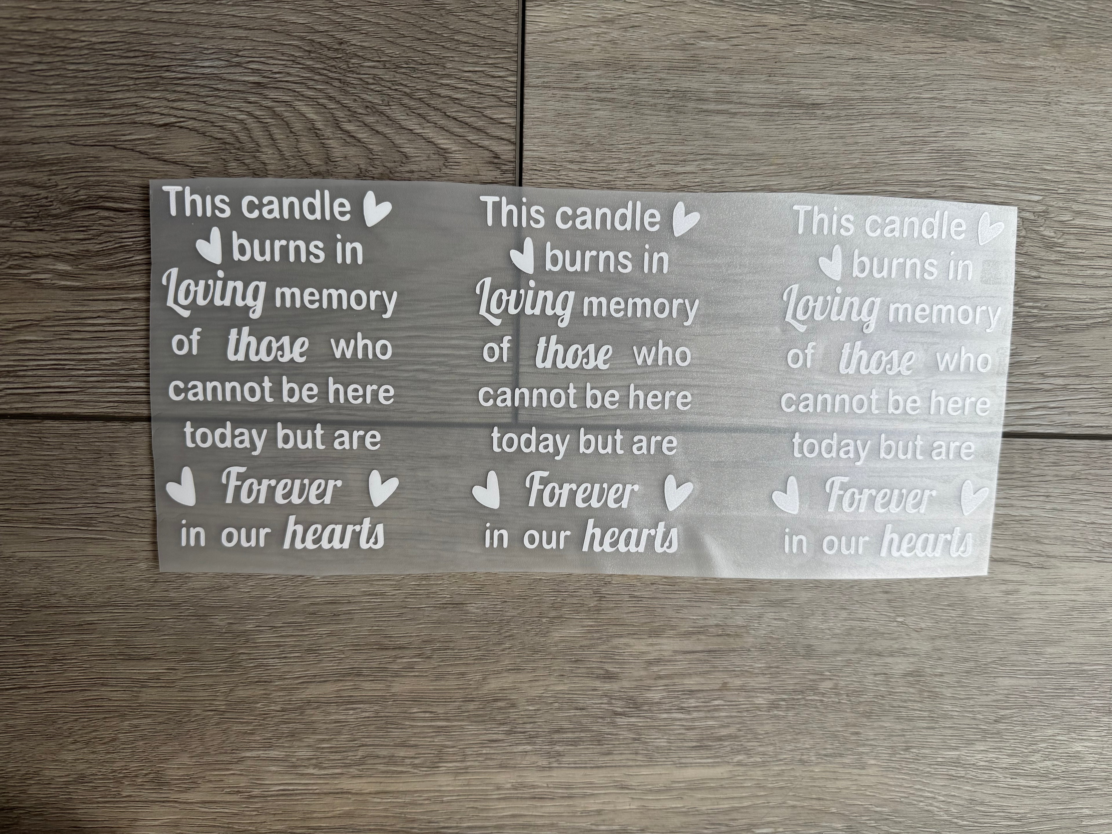 Memorial Items